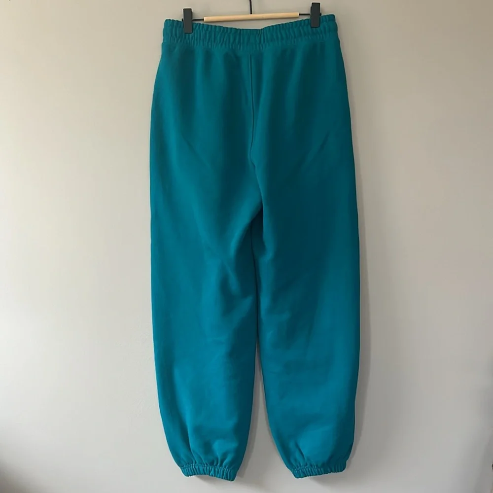 Nike Air Jordan Flight‎ Loose Fit Joggers Sweatpants Sz S Teal Jade Green